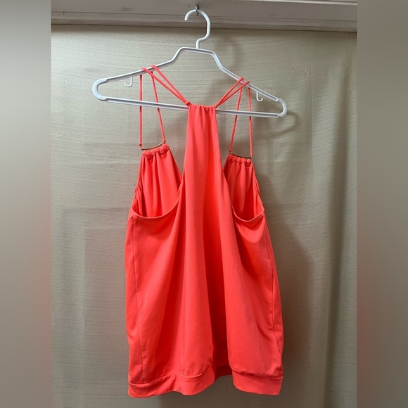 ⚫️ BOGO SoHo women’s open front tank top neon orange/pink size S/M FESTIVAL - Picture 4 of 7